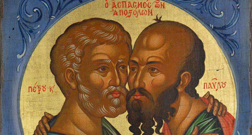 Είχαν ουσιαστικές διαφωνίες Πέτρος και Παύλος; Και πως έγινε η υπέρβασ –  Christianity Art