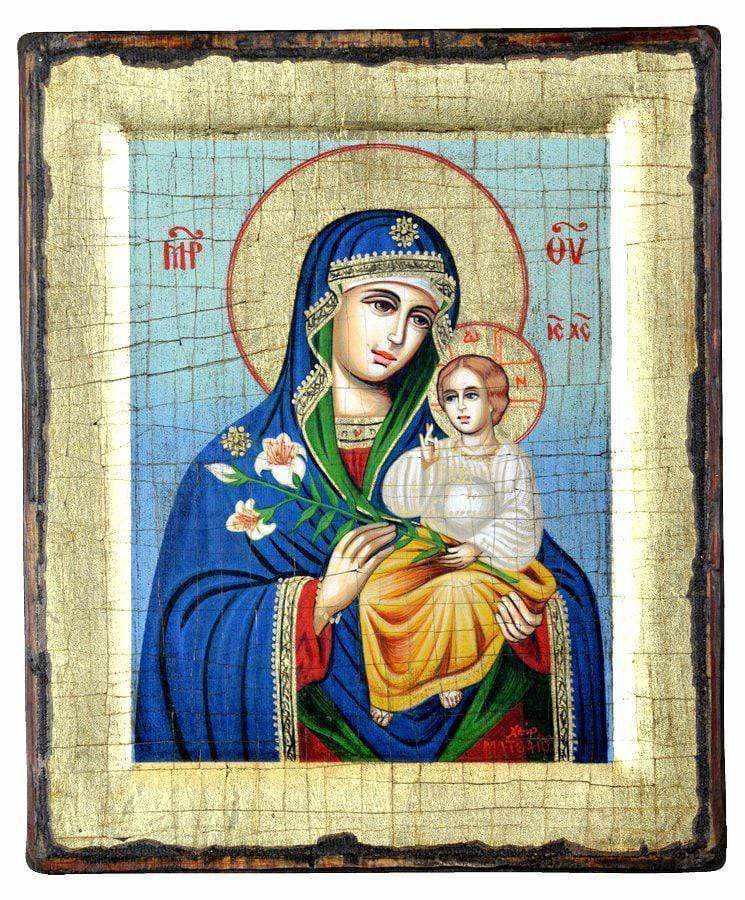 Παναγία των Κρίνων-Christianity Art
