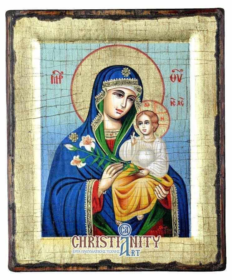 Παναγία των Κρίνων-Christianity Art