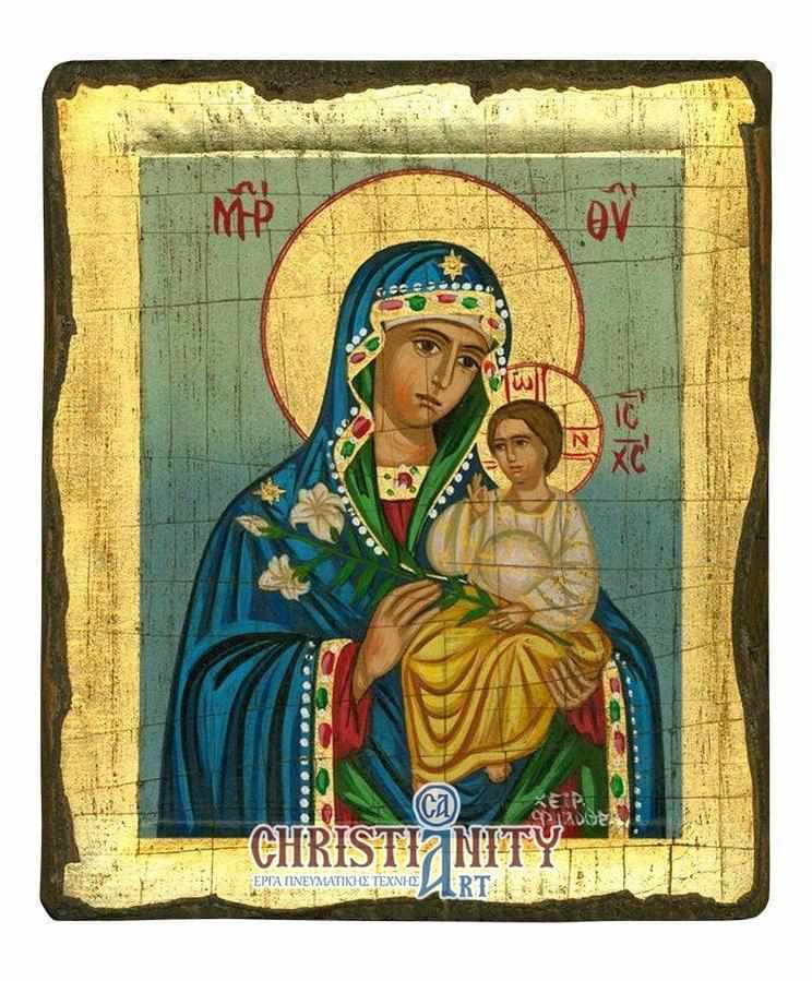 Παναγία των Κρίνων-Christianity Art