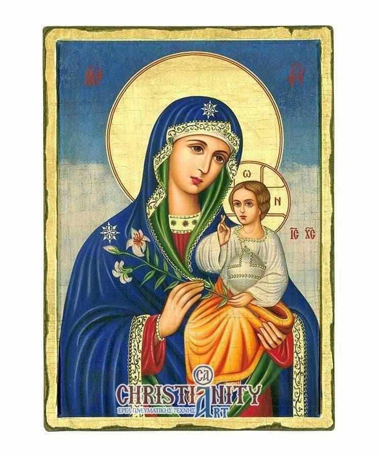 Παναγία των Κρίνων-Christianity Art