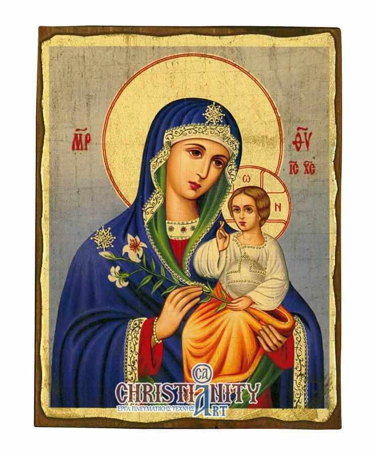 Παναγία των Κρίνων-Christianity Art